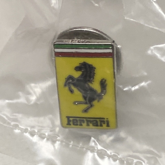 FERRARI YELLOW Lapel Pin / Button - Picture 1 of 4